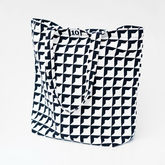 サムネイル：トートバッグ L Jens white/black 10gruppen