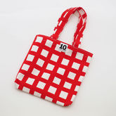 サムネイル：スモールキャンバスバッグ Ripp Red / 10gruppen