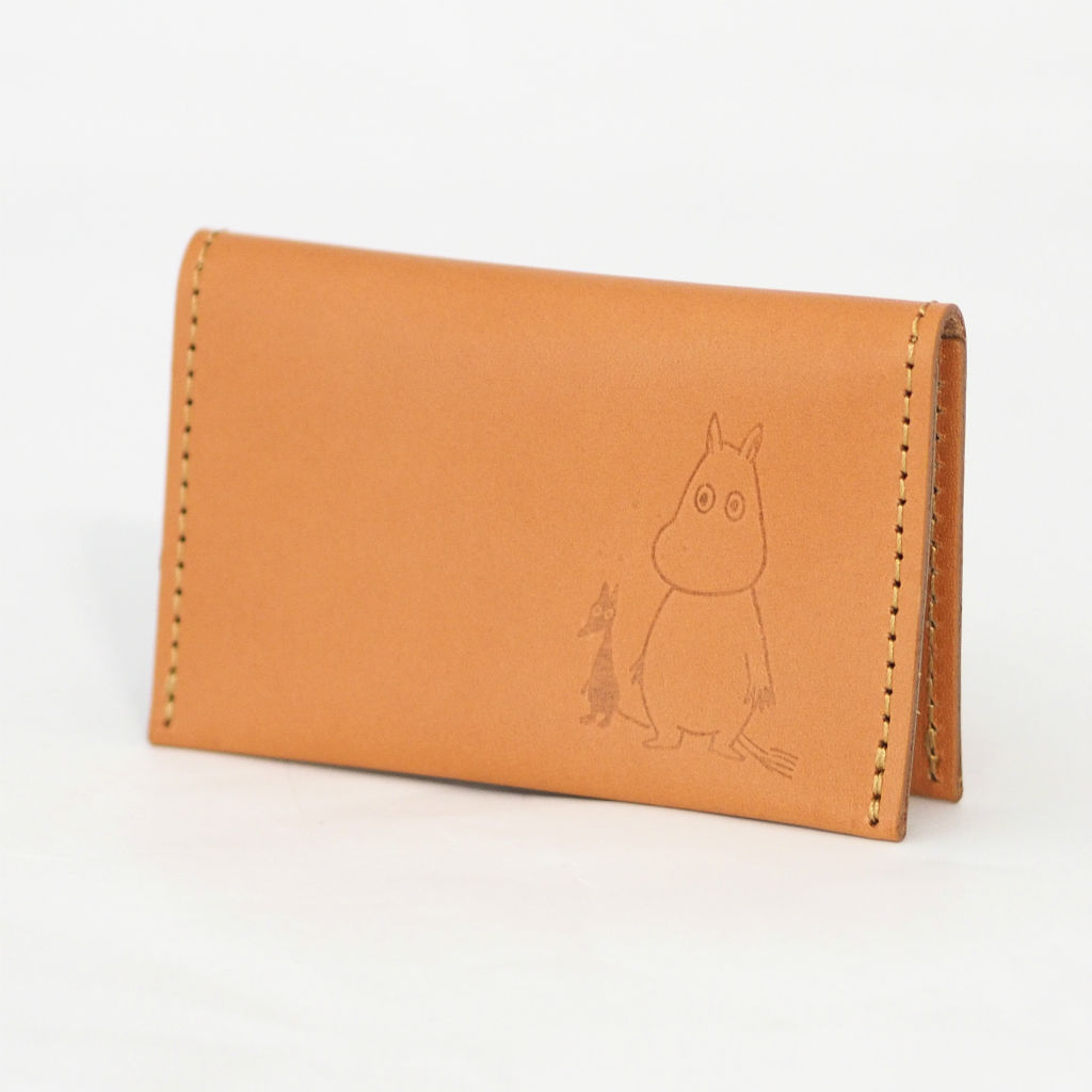 MOOMIN ムーミン レザーカードケース ブラウン サムネイル:MOOMIN ムーミン レザーカードケース ブラウン