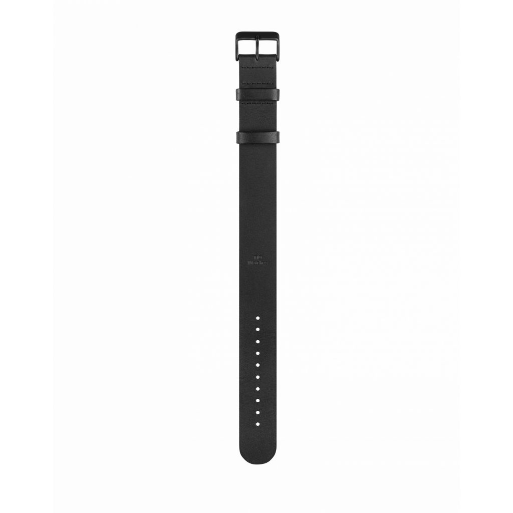 Black Leather Wristband Black buckle TID Watches ティッドウォッチ