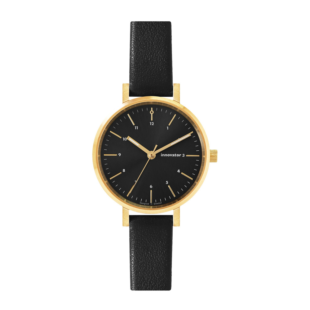 腕時計 エンケルレザー 32mm ブラック（innovator / イノベーター）