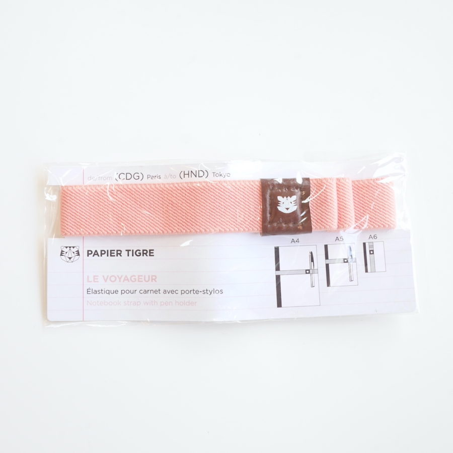 PAPIER TIGRE パピエ ティグル ノートバンド Traveller TOKYO(ピンク)