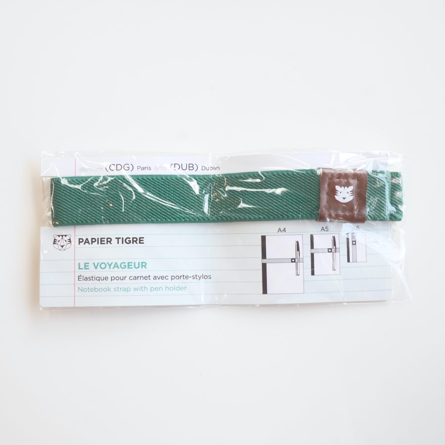 PAPIER TIGRE パピエ ティグル ノートバンド Traveller DUBLIN (グリーン)