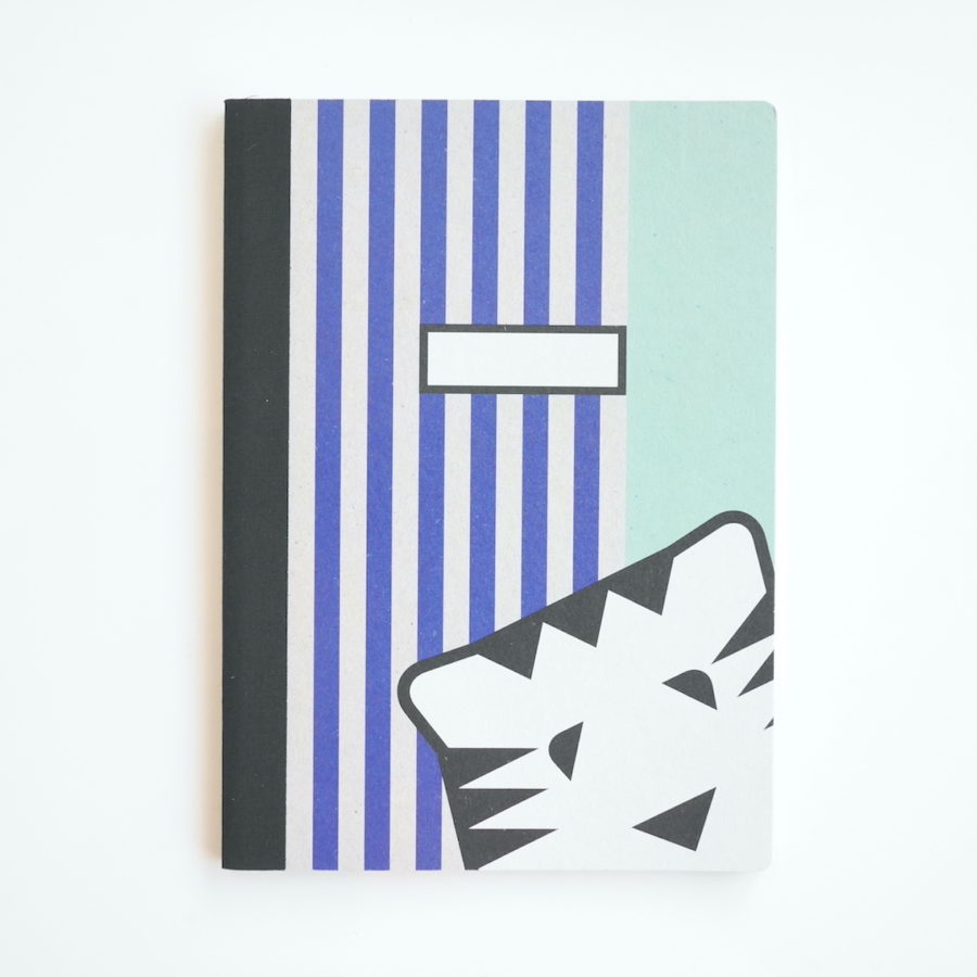 PAPIER TIGRE パピエ ティグル A5サイズノートブックTHE TIGRE NAVY