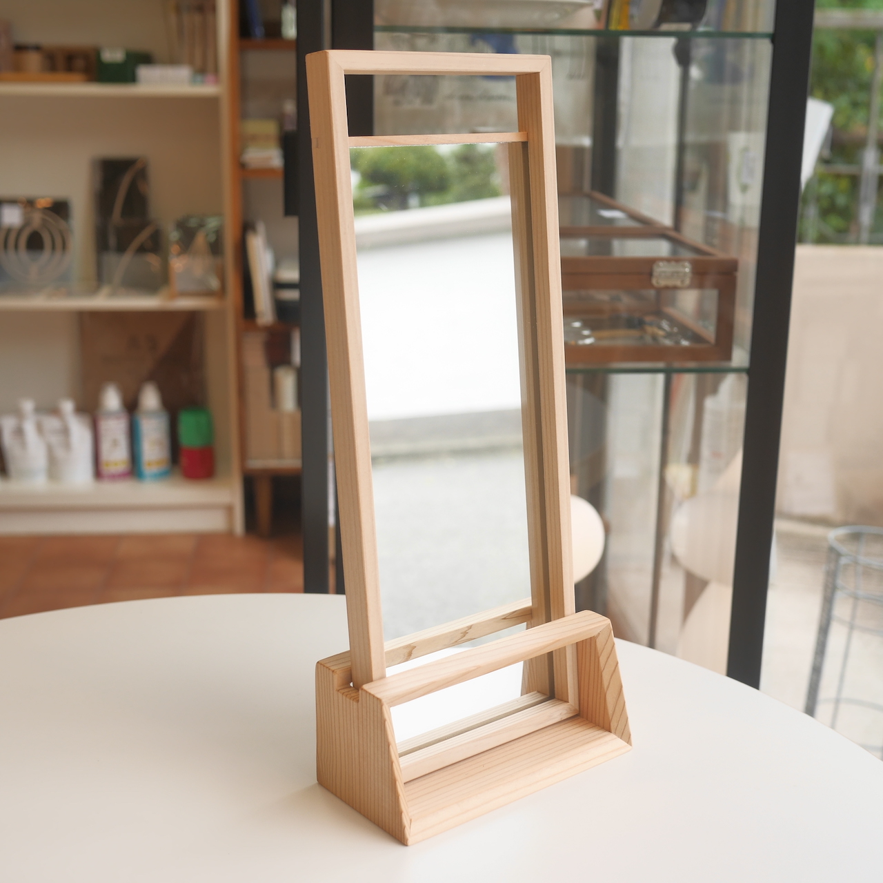 増田桐箱店 スタンドミラー/杉