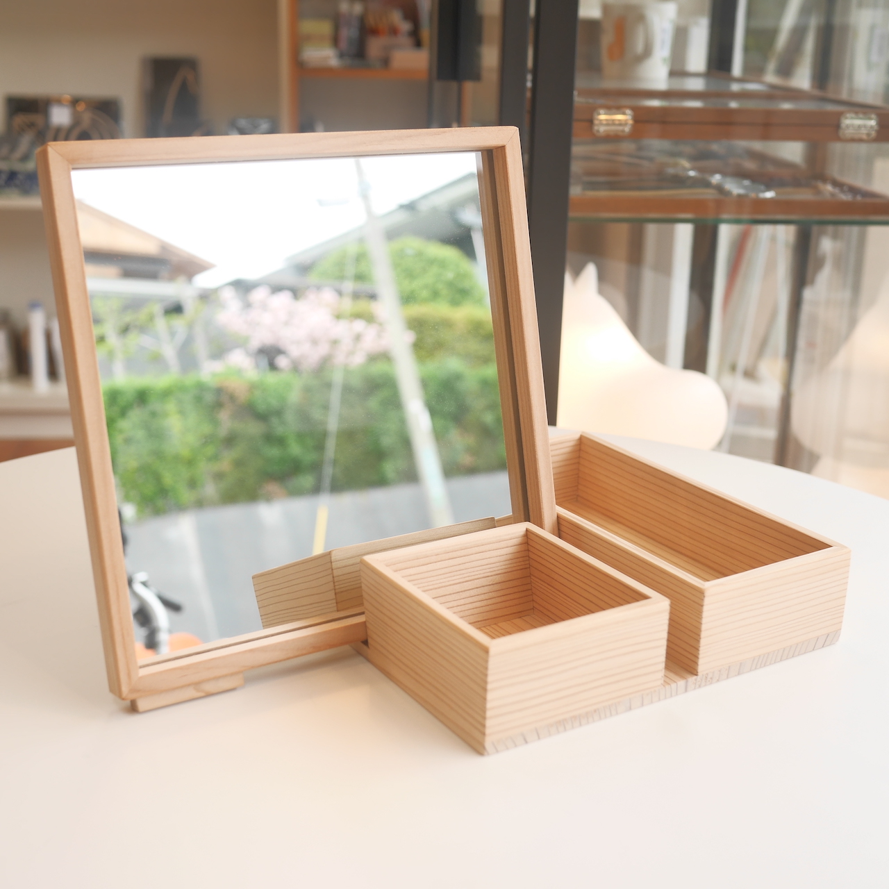 増田桐箱店 ミラーボックス/杉