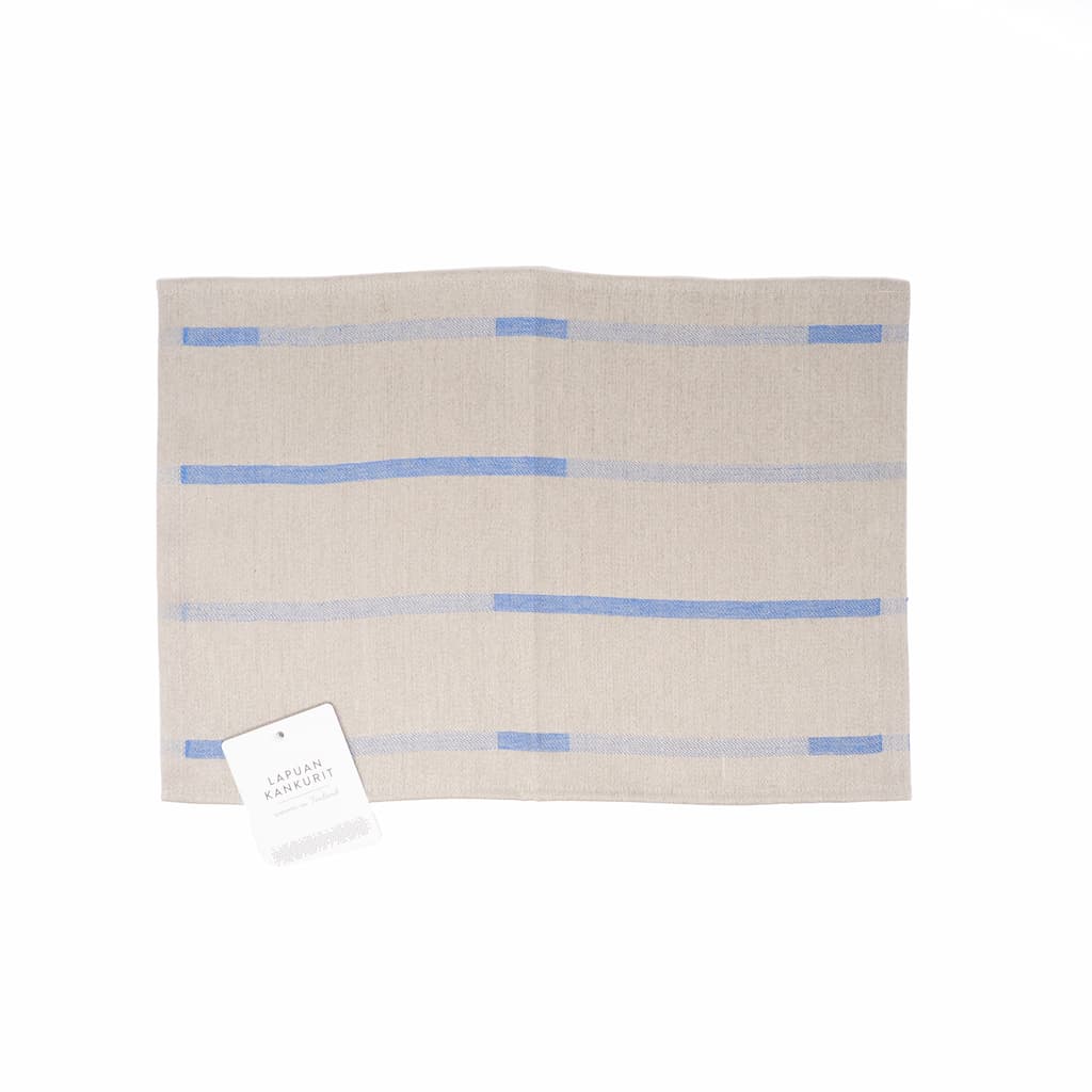 LINNEA placemat 48x32cm linen-blue（LAPUAN KANKURIT ラプアンカンクリ）