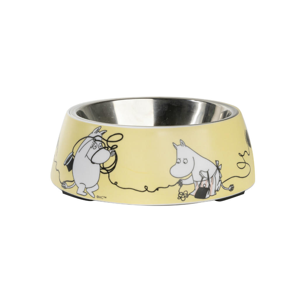 muurla ムールラ MOOMIN ムーミン ペットフードボウル Mイエロー 