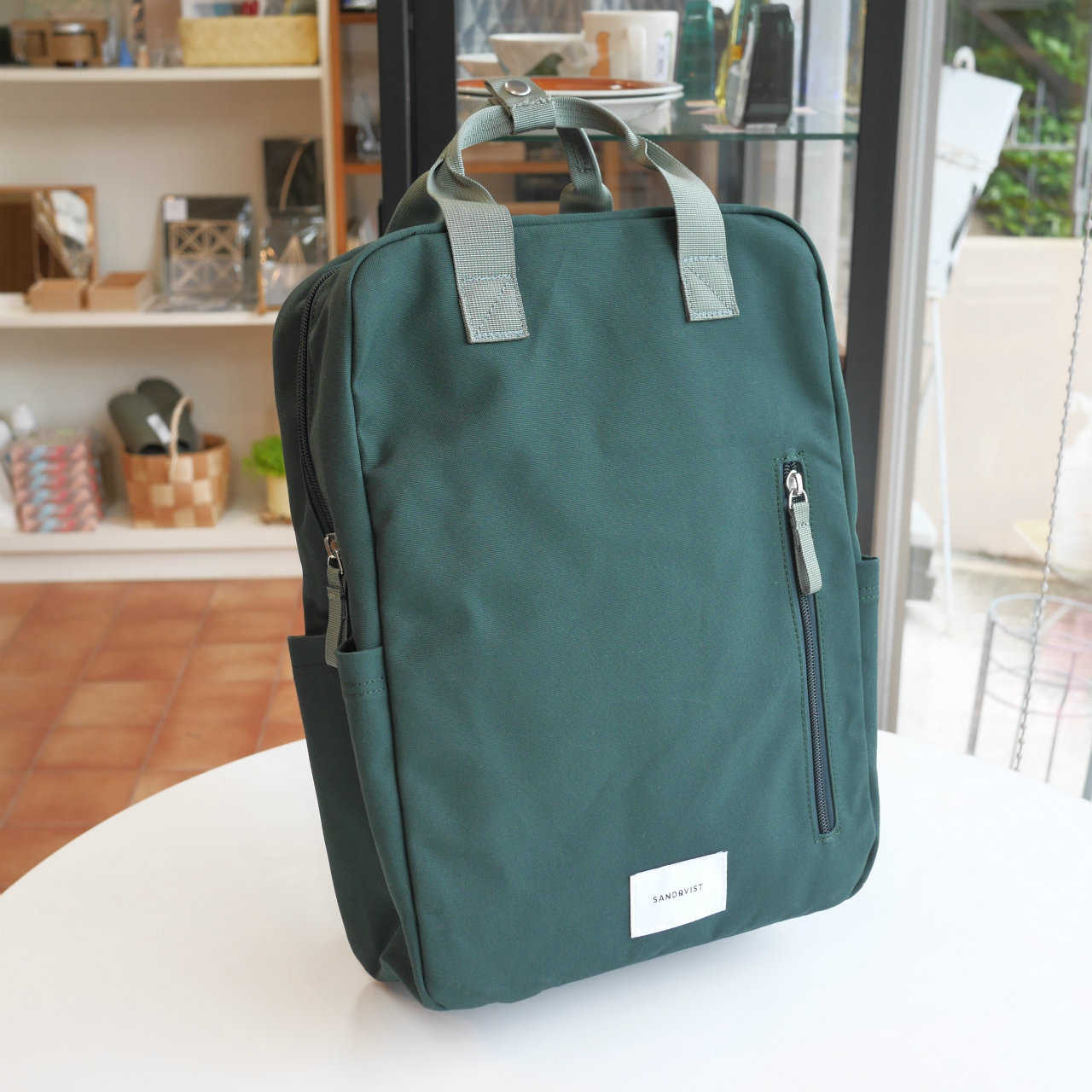 SANDQVIST サンドクヴィスト KNUT Deep green with Dark green webbing