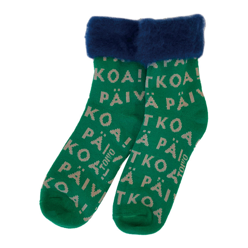 メンズ FROM F（フィンランド製モコモコソックス）HYVAA PAIVANJATKA! 良い１日を ※2022年より名称がTOIVOからFROM Fに変わりました。
