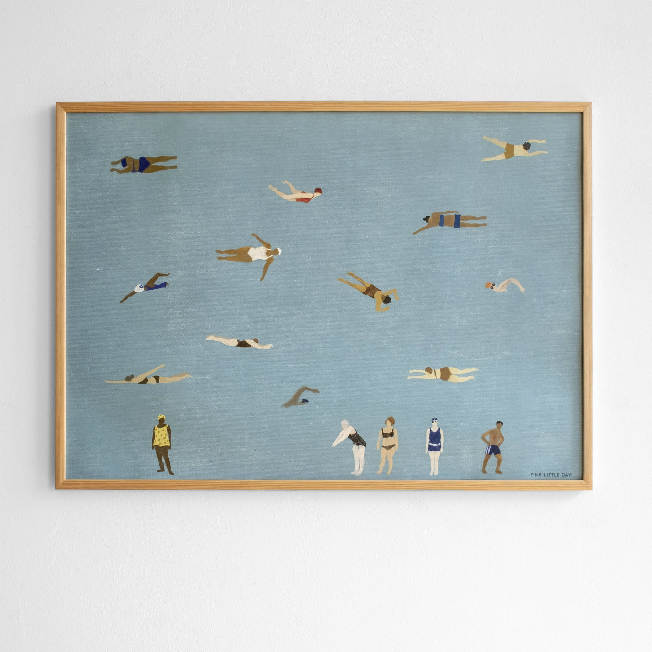 Fine Little Day ポスター SWIMMERS 70 × 50 cm